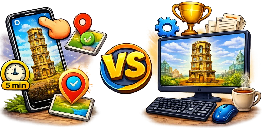 Mobile vs PC
